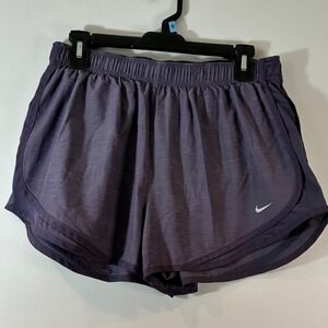 Nike Dri-FIT Running Shorts Athletic Gym Purple Heather Athleisure Women's XL